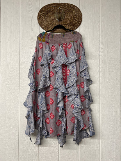 Pareo Kantha Willow Maxi Skirt 0826 183