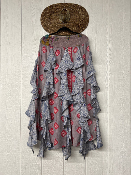 Pareo Kantha Willow Maxi Skirt 0826 183