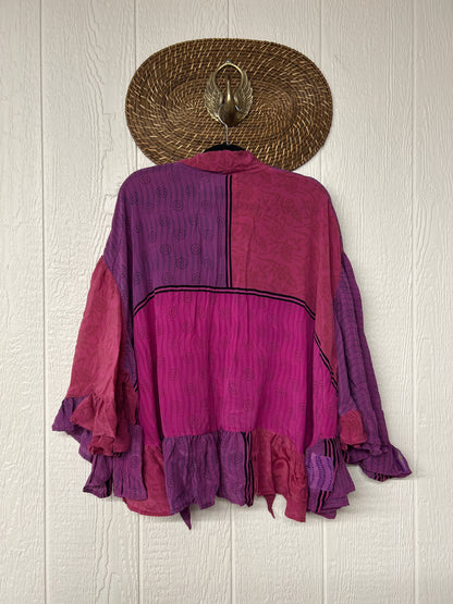 Crepe Sari Wild Rose Top 1225 188