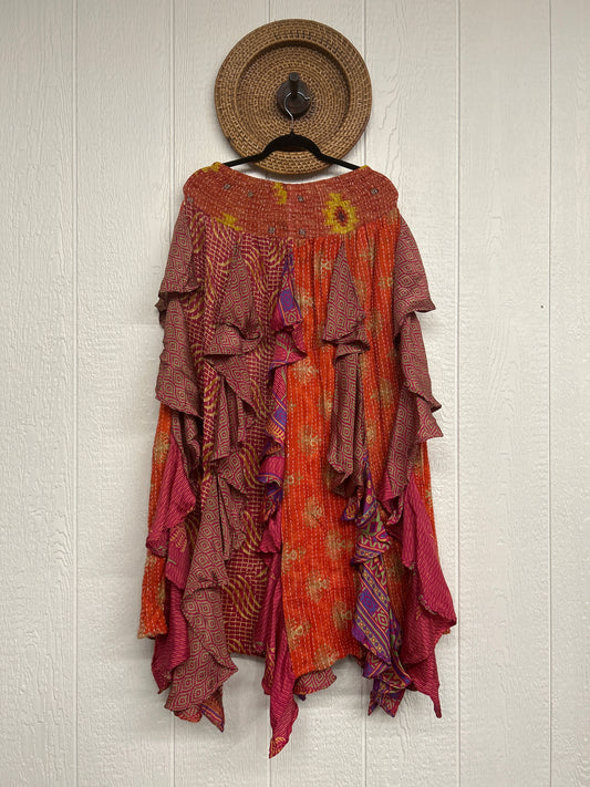 Pareo Kantha Willow Maxi Skirt 0826 235