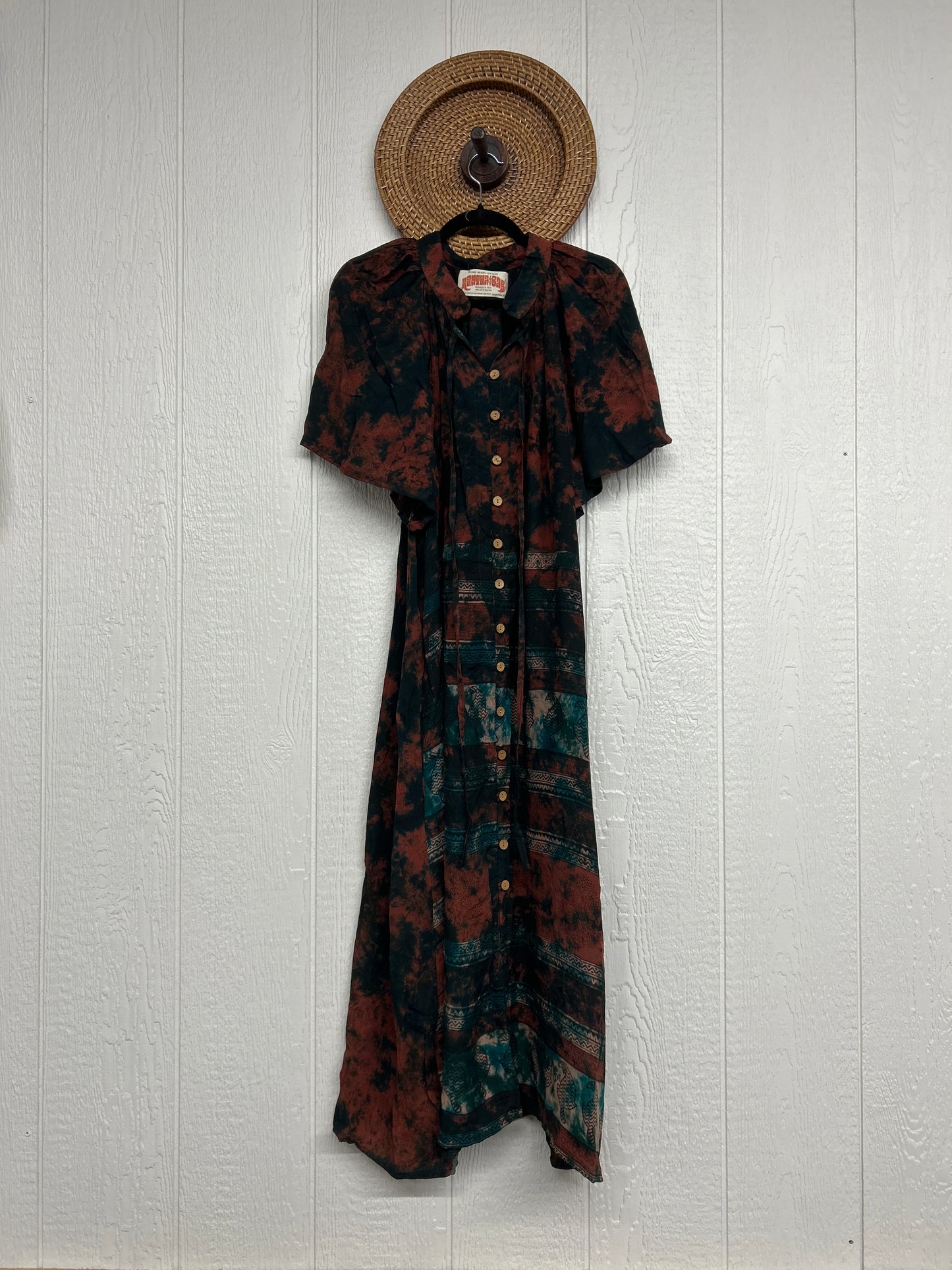 Crepe Sari Summer Woodstock Duster 0626 076