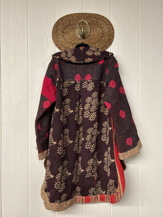 Fine Kantha Drifter Coat 1026 144