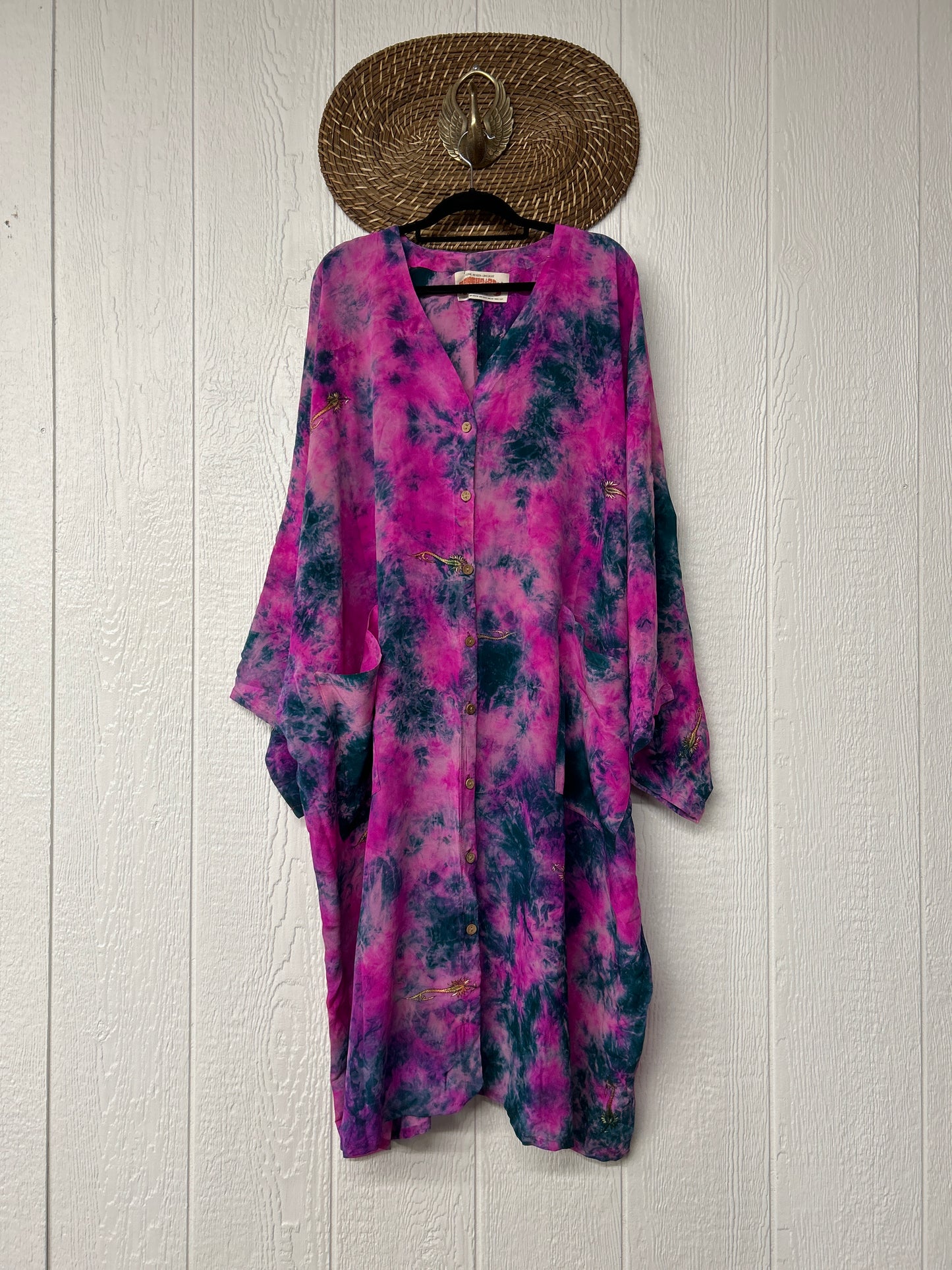 Crepe Sari Gaia Duster Dress 0426 237