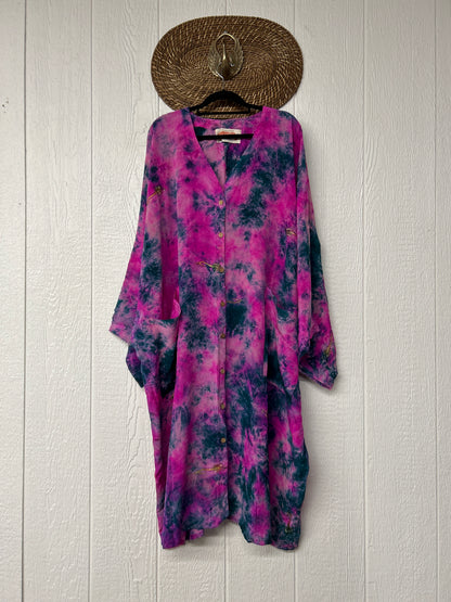 Crepe Sari Gaia Duster Dress 0426 237