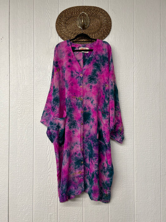 Crepe Sari Gaia Duster Dress 0426 237