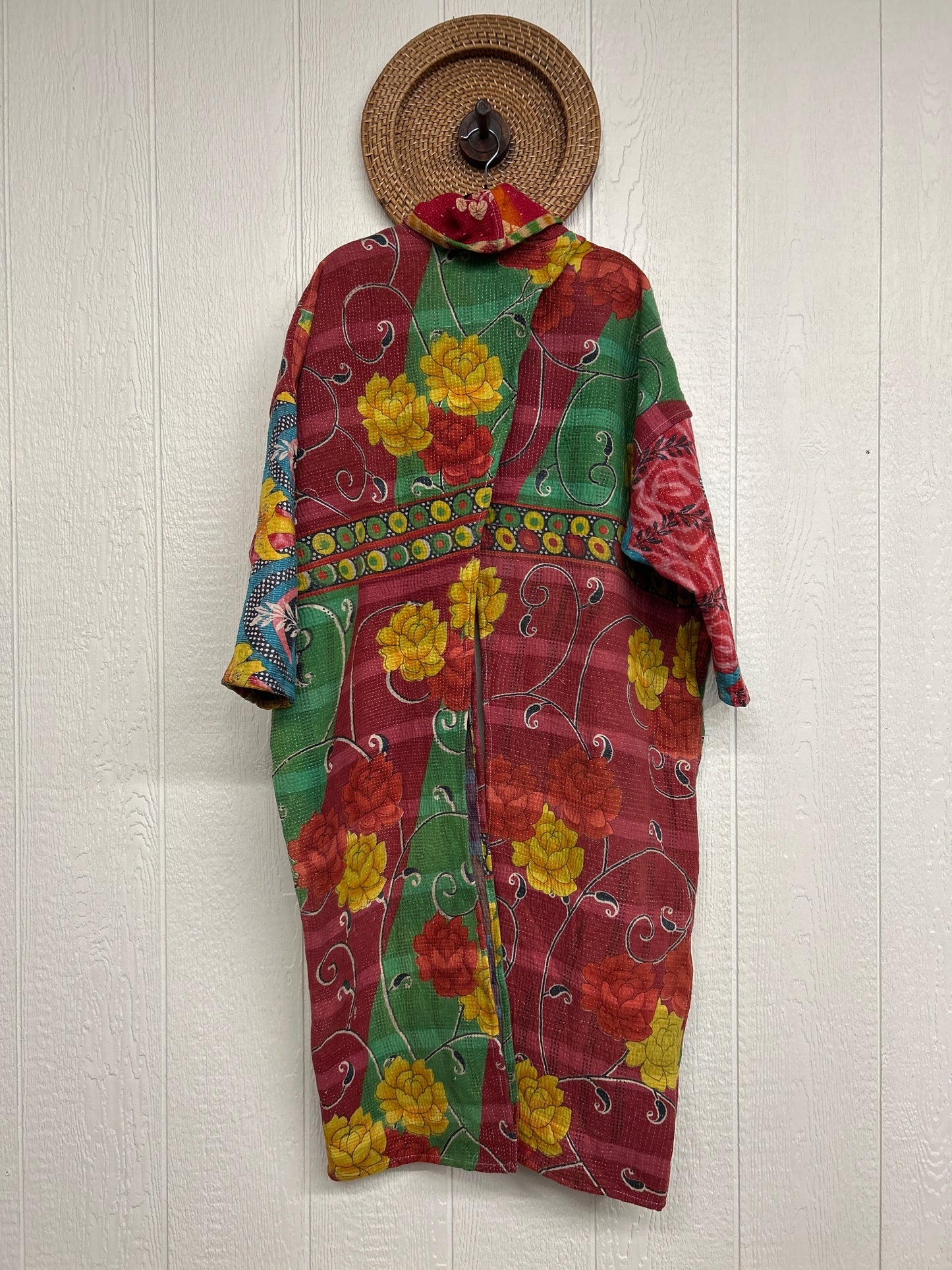 Fine Kantha Cowl Split Pullover 1225 222