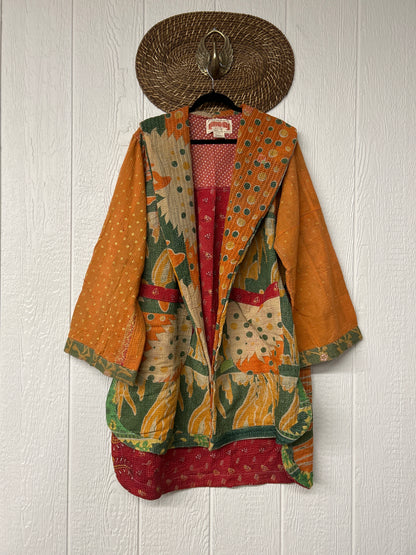 Fine Kantha Drifter Coat 1125 076