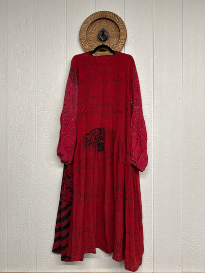 Crepe Sari Evermore Kimono 1026 044