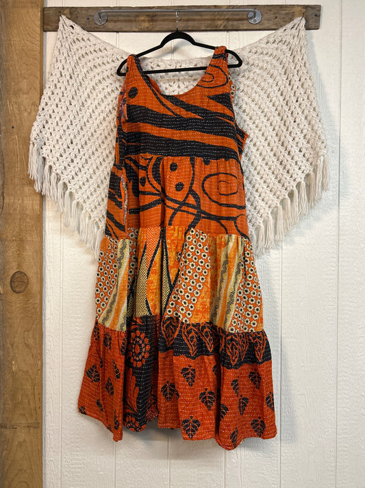 RETAIL Pareo Kantha Celeste Maxi 0326 131