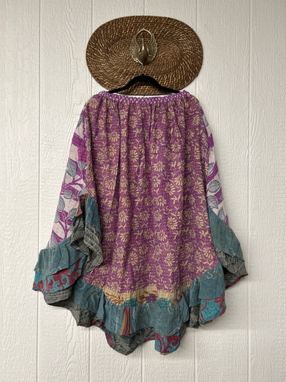 Pareo Kantha Wild Rose Skirt 0426 034