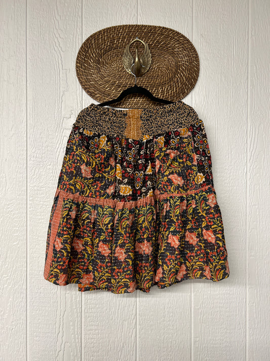 Pareo Kantha Meadow Skirt 0826 263