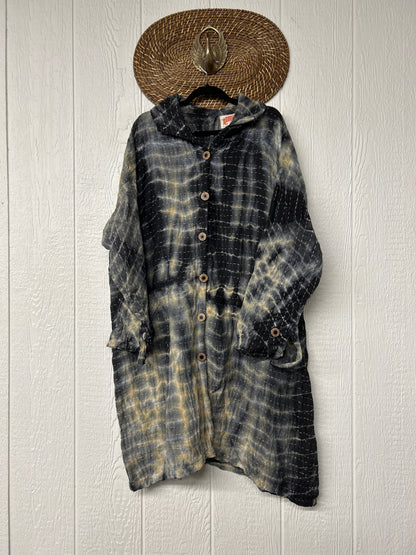 Aura Edit Koverlet Button Down Trench Coat 1026 045