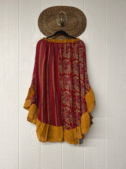 Crepe Wild Rose Skirt 1025 159