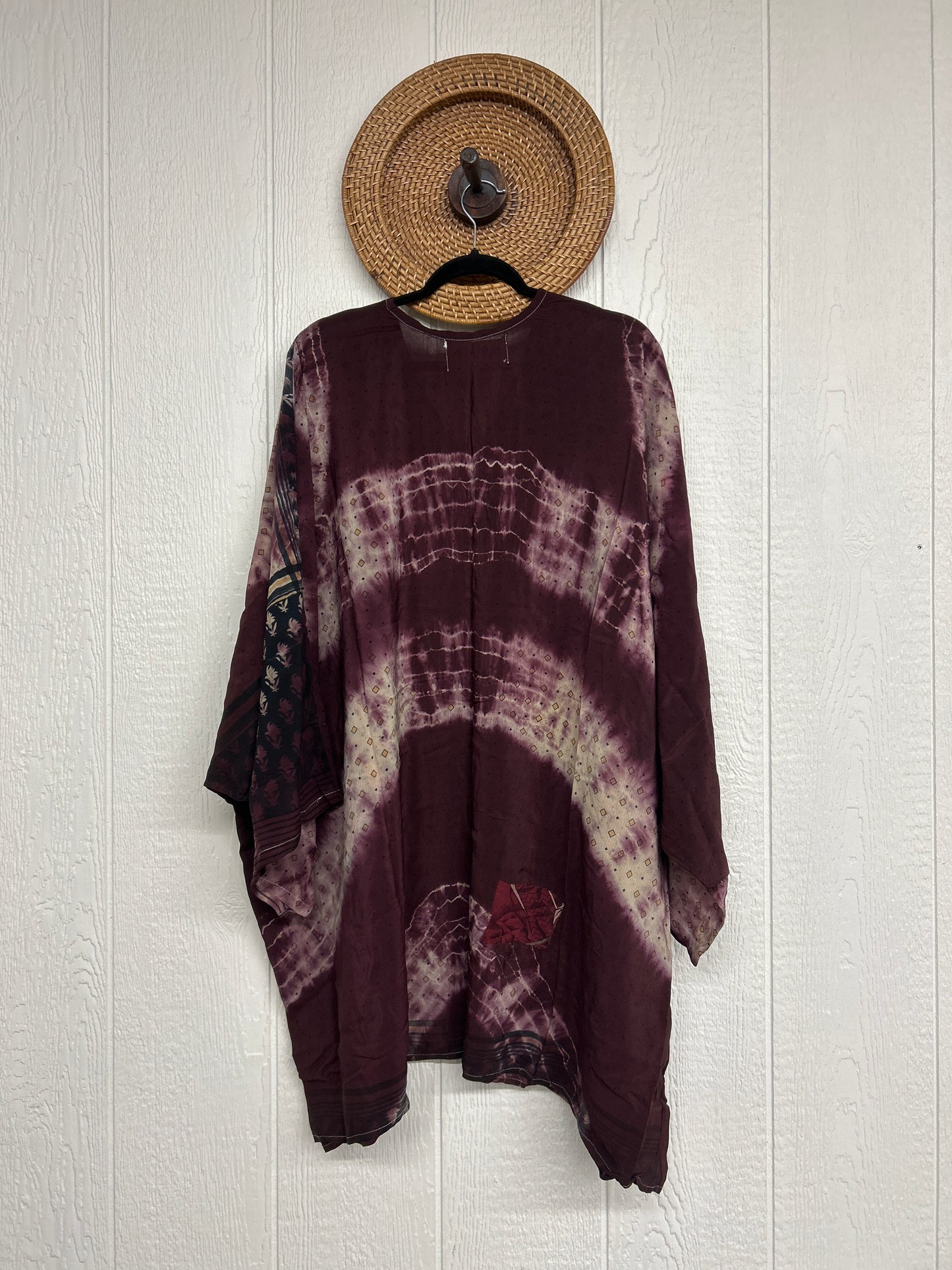 Aura Edit Crepe Sari Gaia Split Tunic 0726 024