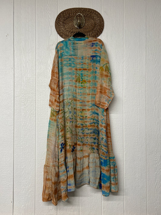 Crepe Sari Dahlia Duster Dress 0326 228