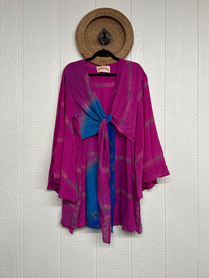 RETAIL Crepe Sari Shortie Spellbound Kimono 0426 172