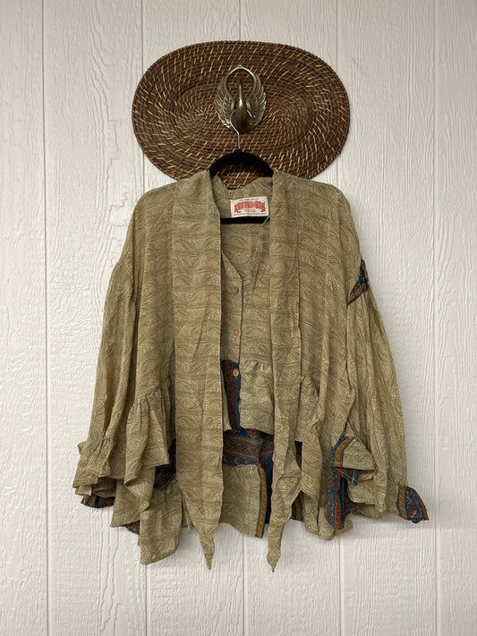 Crepe Sari Wild Rose Top 1225 184