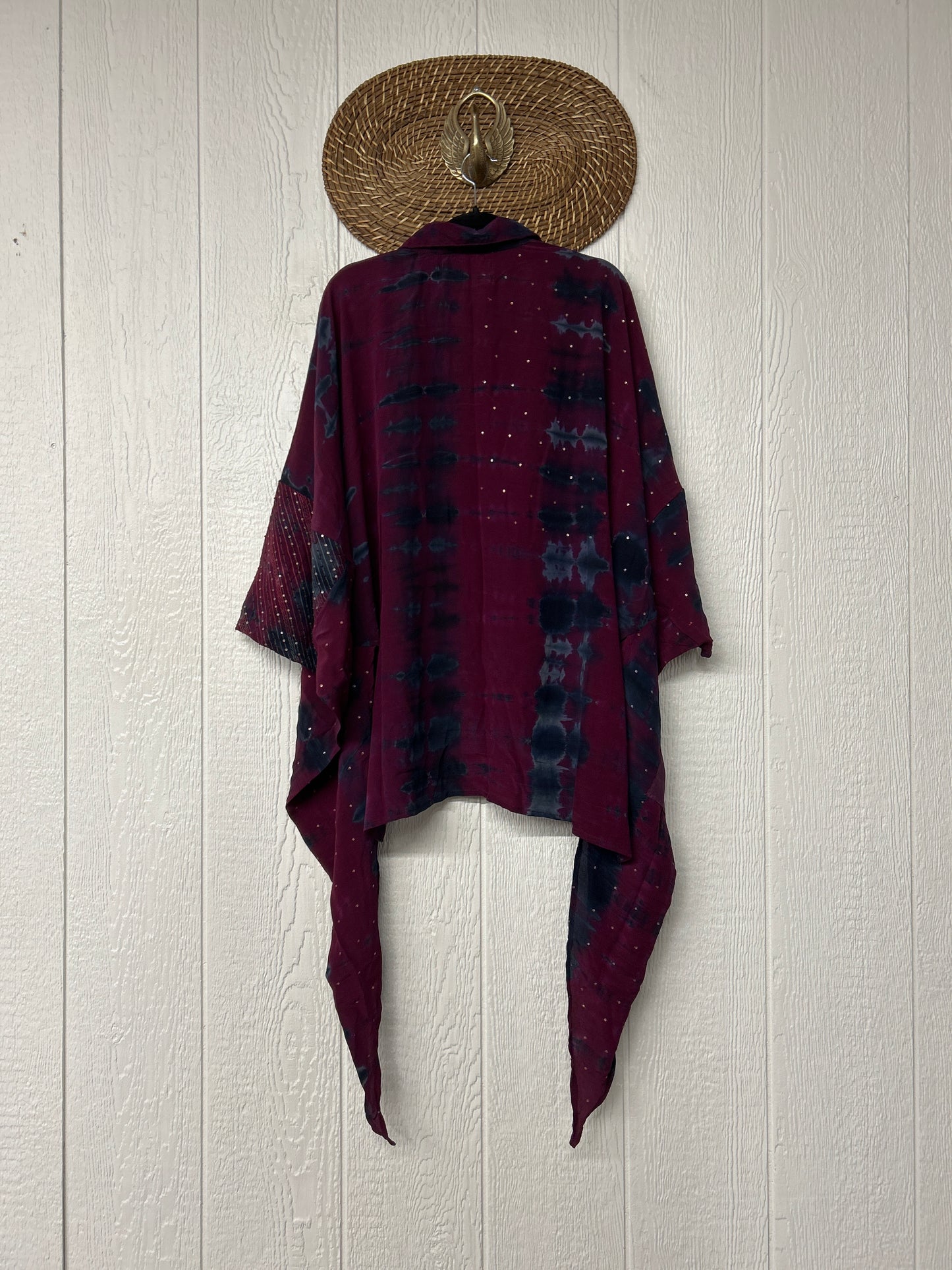 Crepe Sari Summer Nirvana Button Down 0626 189