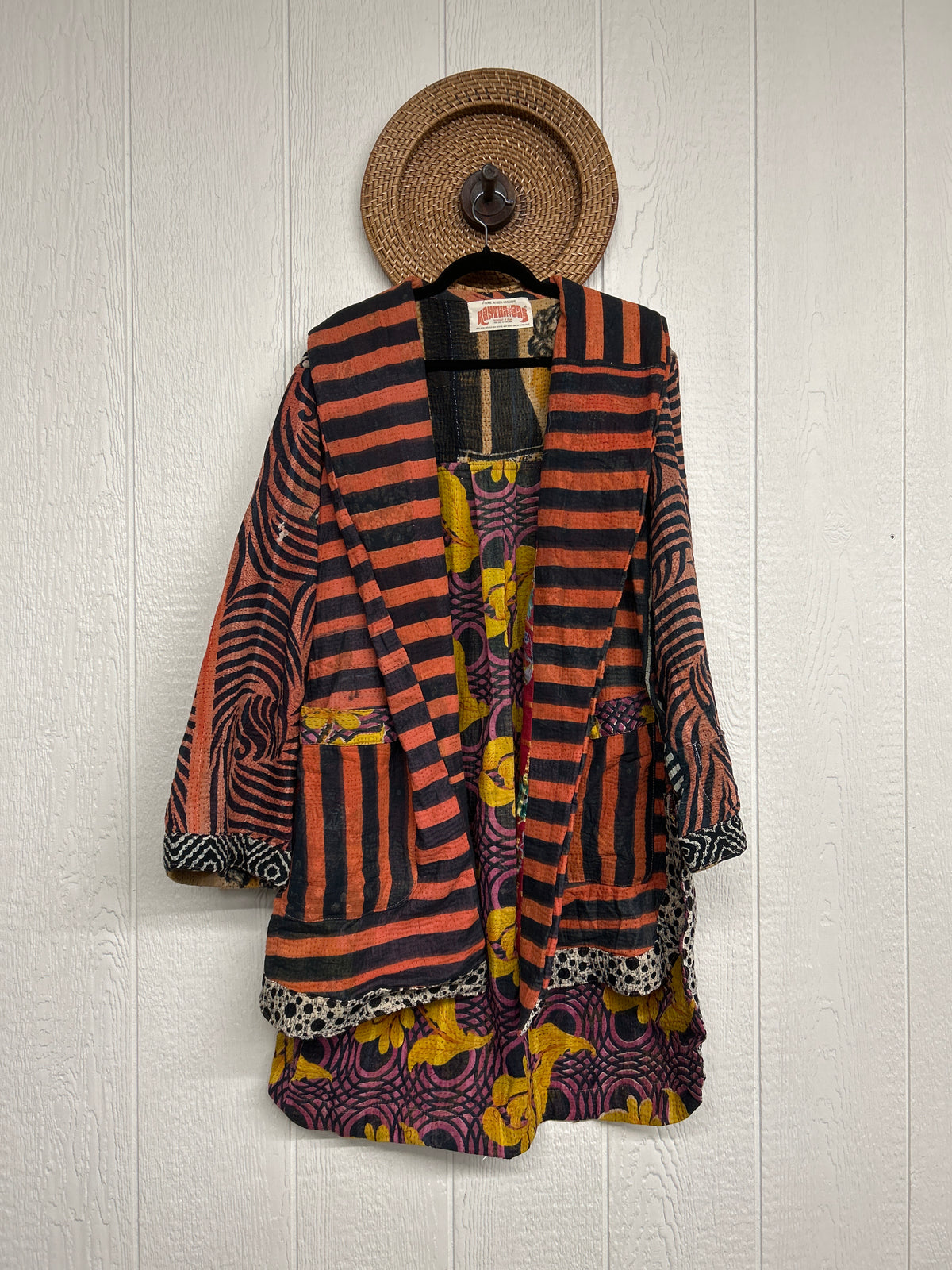 Fine Kantha Drifter Coat 1026 269
