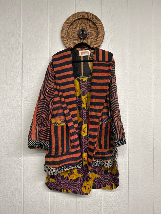 Fine Kantha Drifter Coat 1026 269