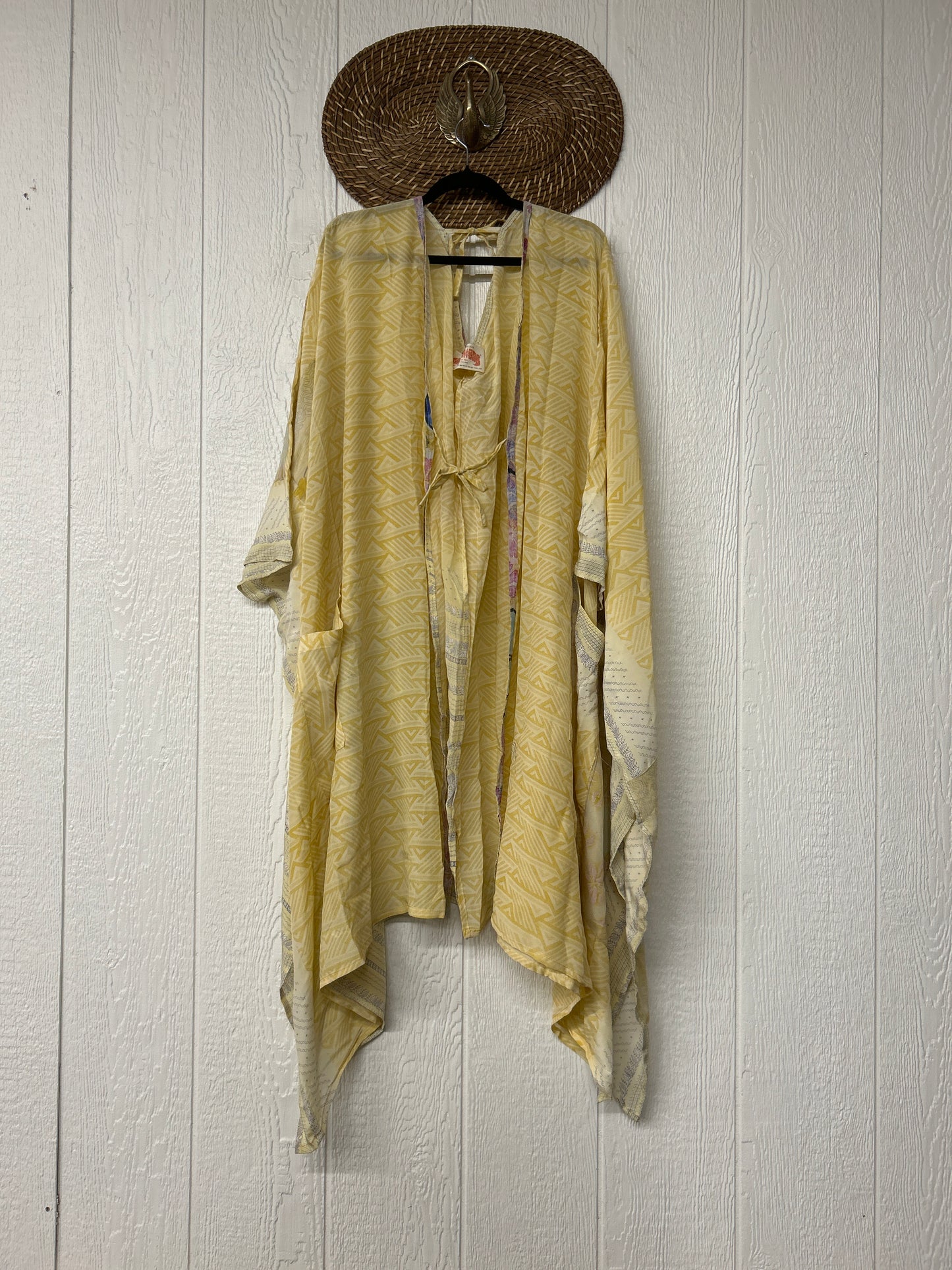 Crepe Sari Orchid Kimono 0626 110
