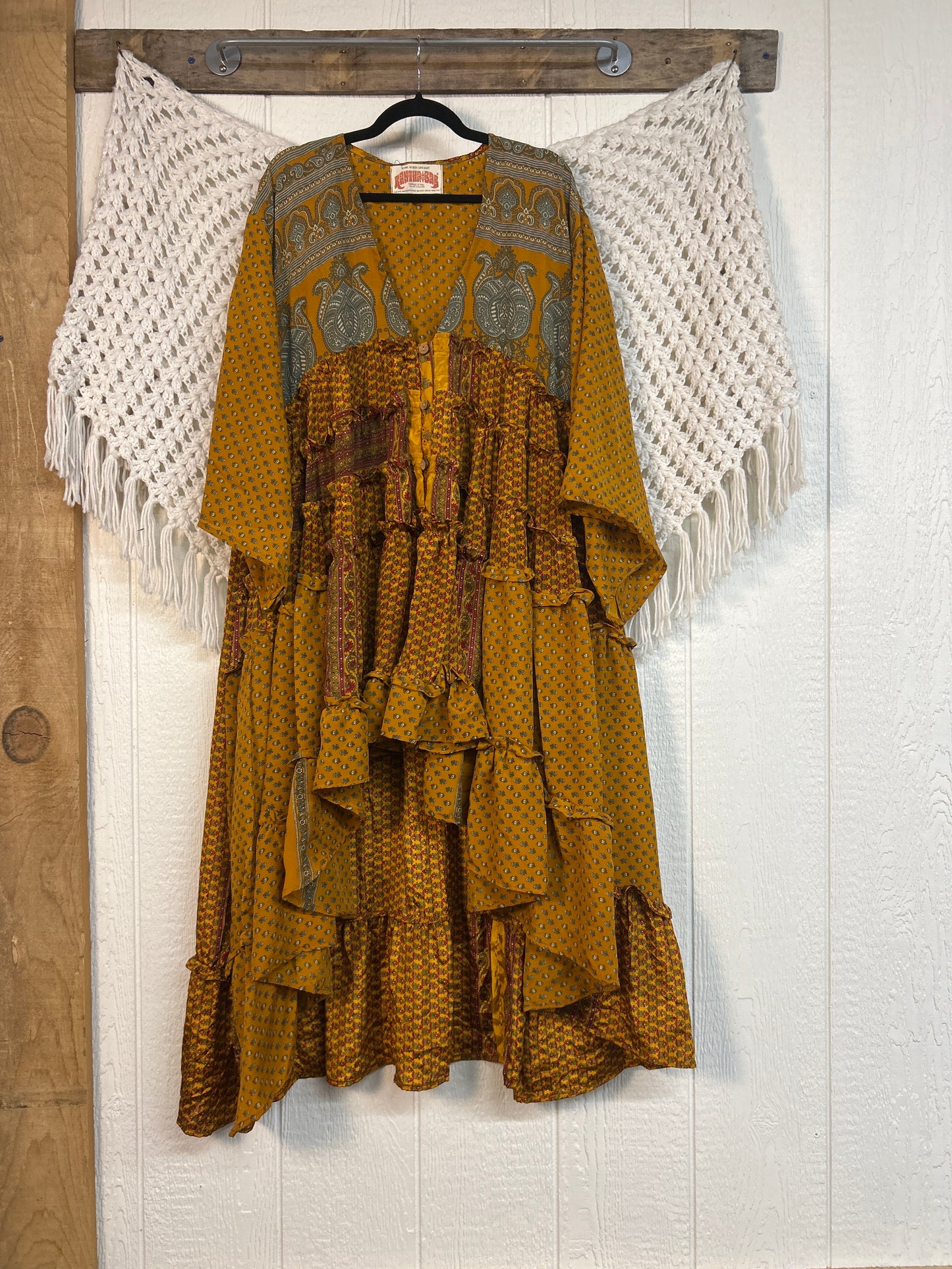 Rasgulla Sari Rhiannon Kimono 0826 093