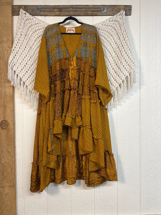 Rasgulla Sari Rhiannon Kimono 0826 093