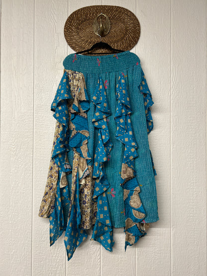 Pareo Kantha Willow Maxi Skirt 0826 197