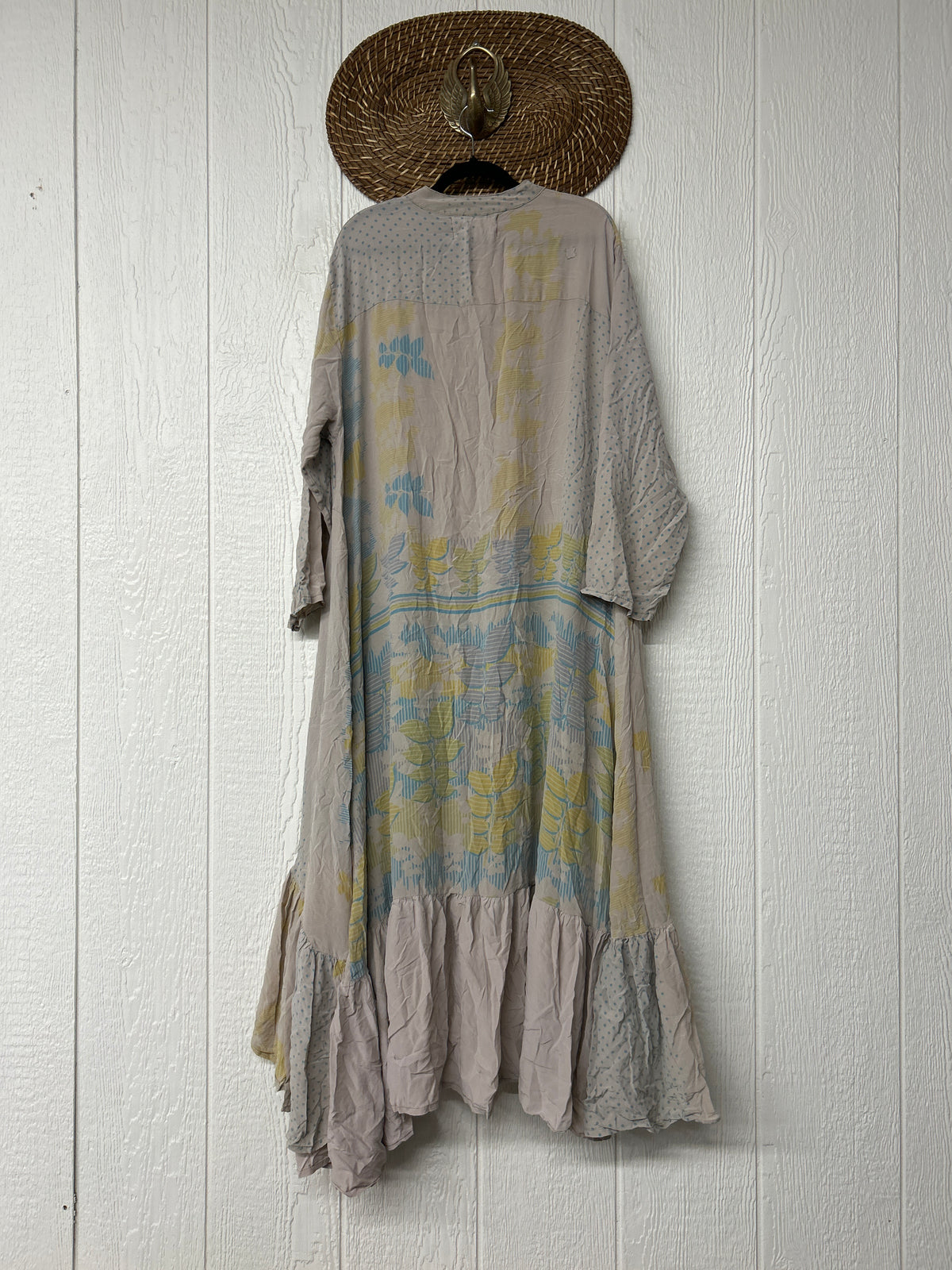 Alchemi Crepe Sari Dahlia Duster Dress 0926 001