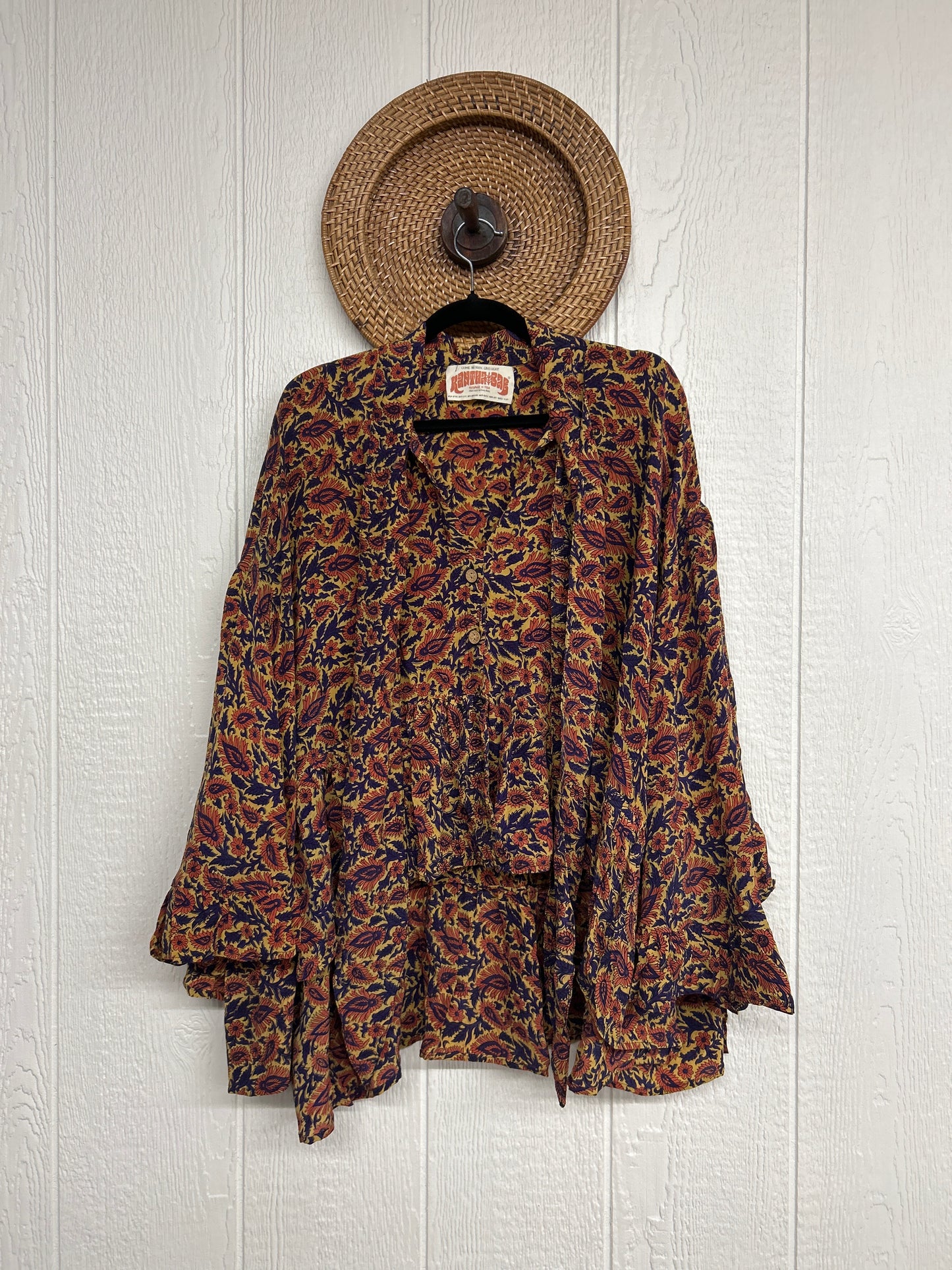 Crepe Sari Wild Rose Top 0426 179