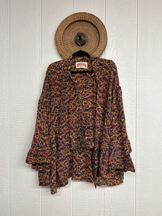 Crepe Sari Wild Rose Top 0426 179
