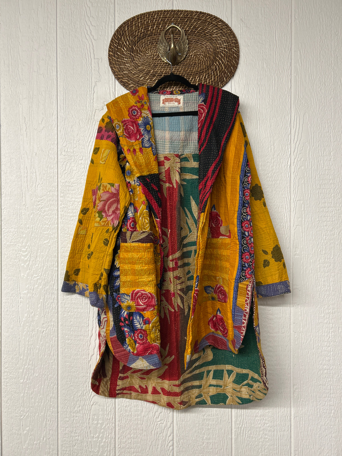 Fine Kantha Drifter Coat 1026 203