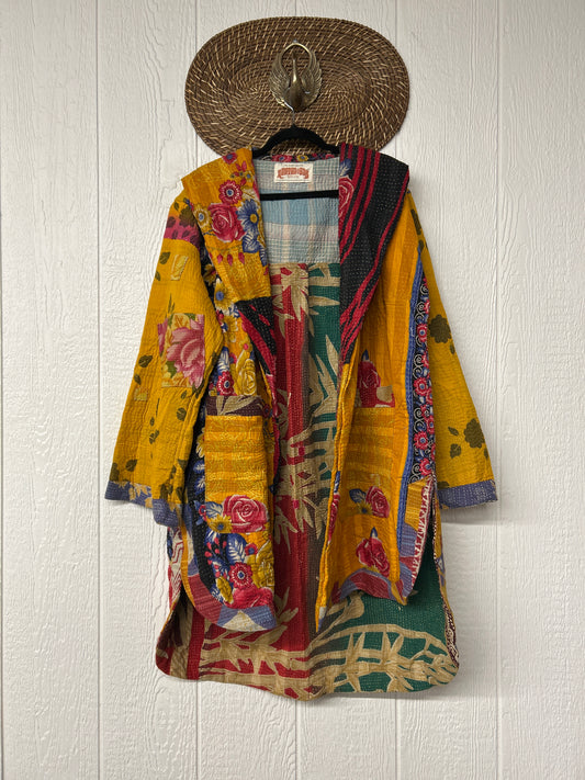 Fine Kantha Drifter Coat 1026 203