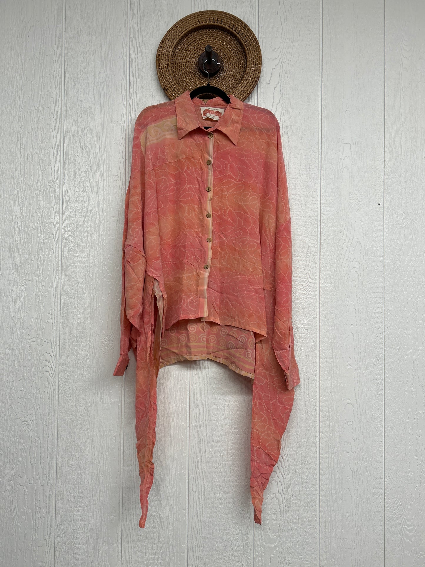 Crepe Sari Nirvana Button Down 1125 233