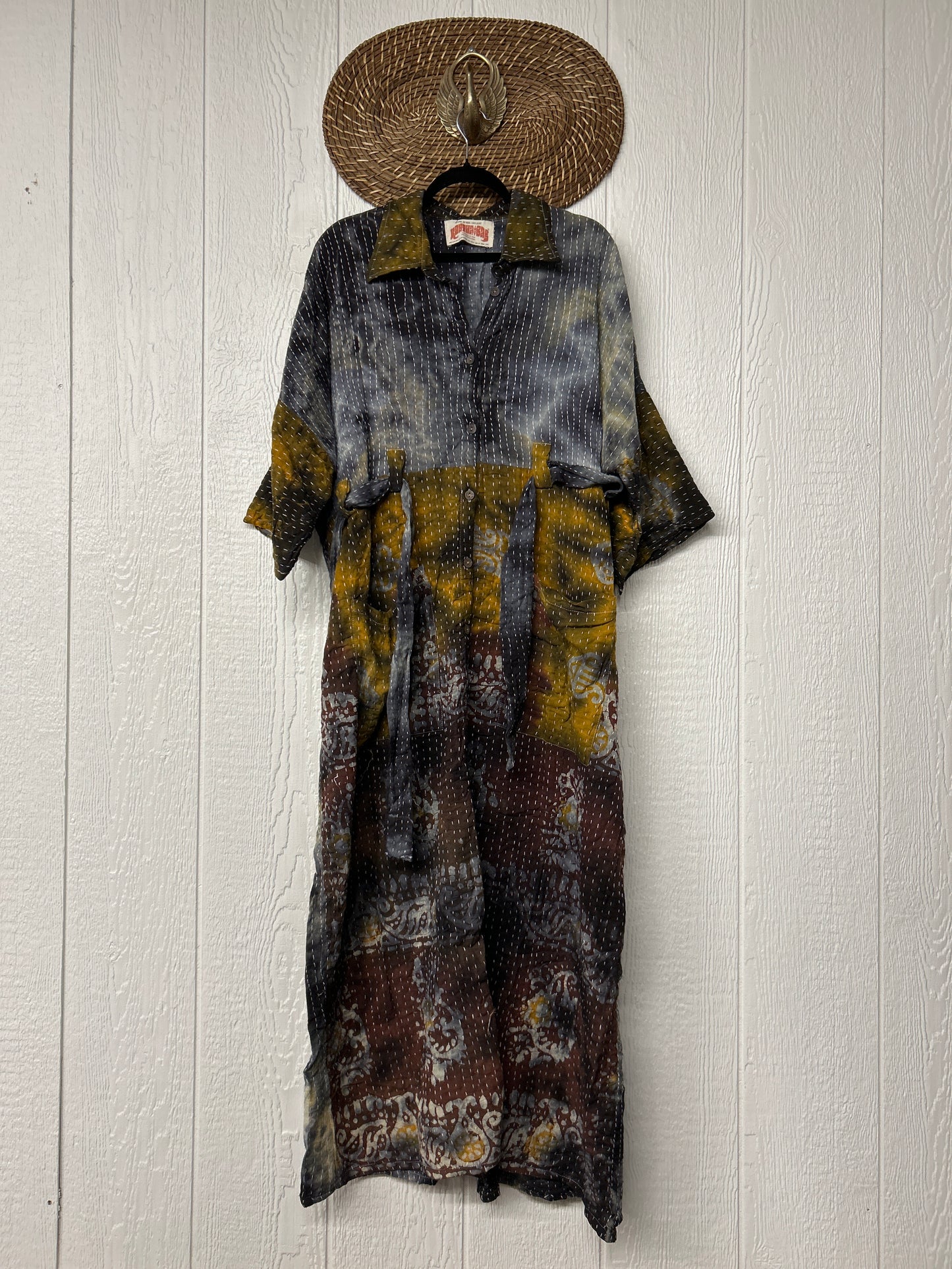 Pareo Kantha Gravity Duster Dress 0526 004