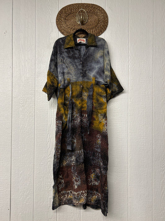 Pareo Kantha Gravity Duster Dress 0526 004
