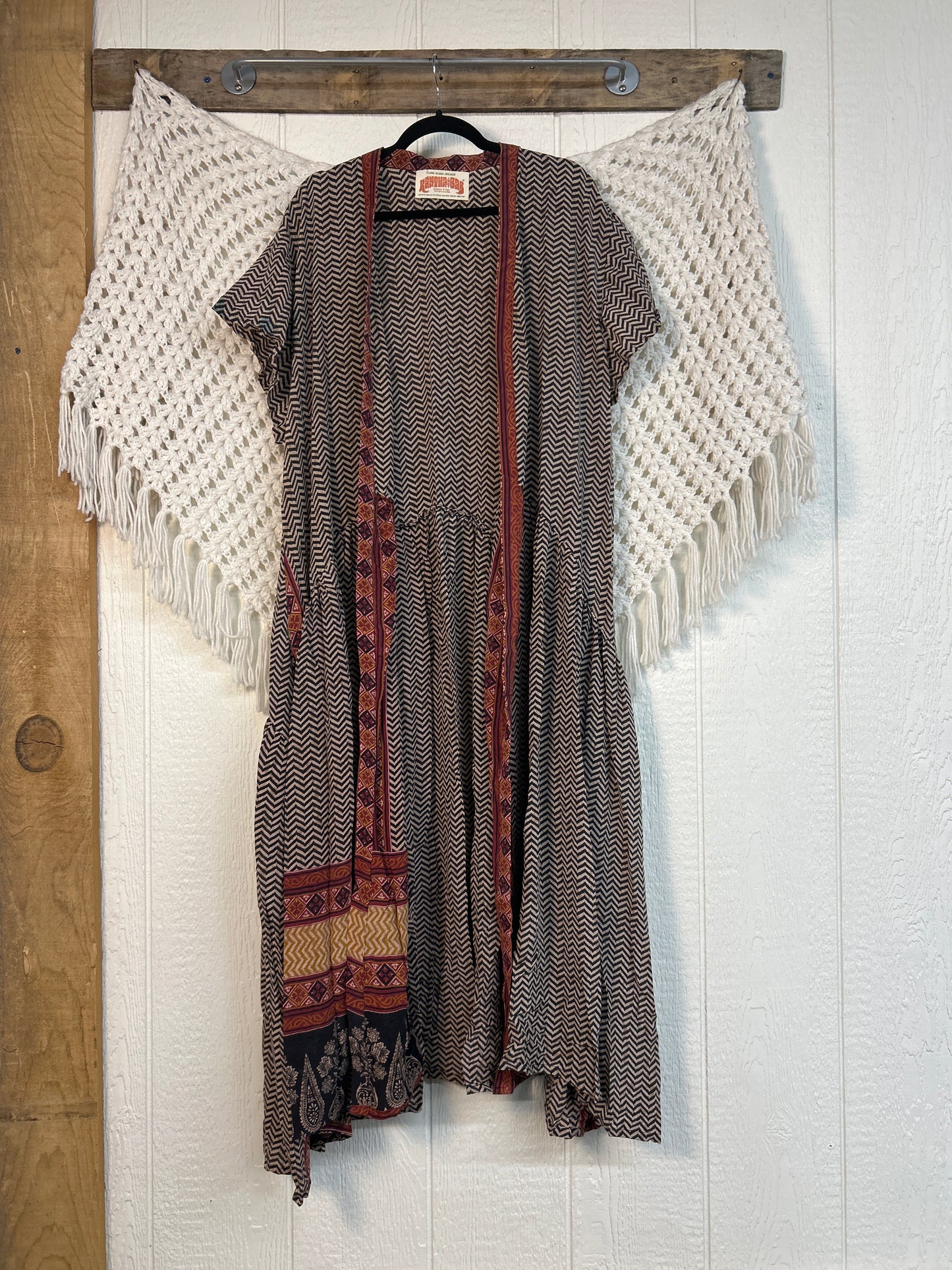 Crepe Sari Summer Evermore Kimono 0726 218
