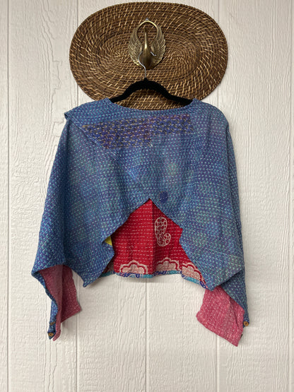 Pareo Kantha In Bloom Cropped Pullover 0326 230