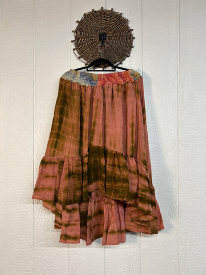Crepe Sari Dahlia Skirt 1026 215