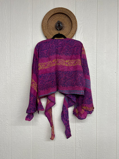 Crepe Sari Zeppelin Crop Shrug 0426 127