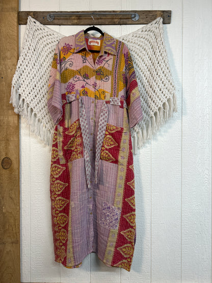 Pareo Kantha Gravity Duster Dress 0226 158