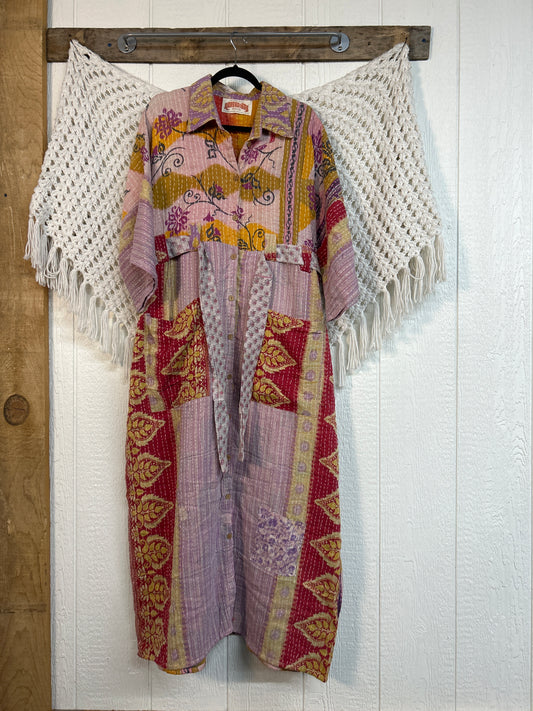 Pareo Kantha Gravity Duster Dress 0226 158