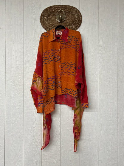 Crepe Sari Nirvana Button Down 1125 149