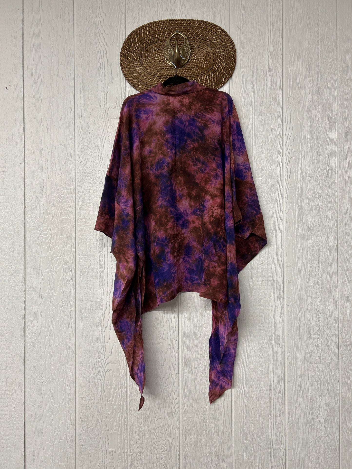 Crepe Sari Summer Nirvana Button Down 0626 085