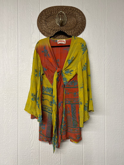 Crepe Sari Shortie Spellbound Kimono 0426 105