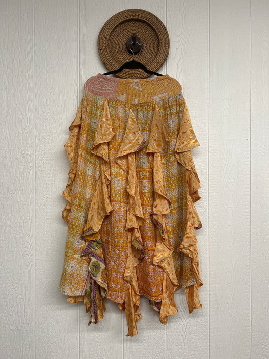 Pareo Kantha Willow Maxi Skirt 0826 201