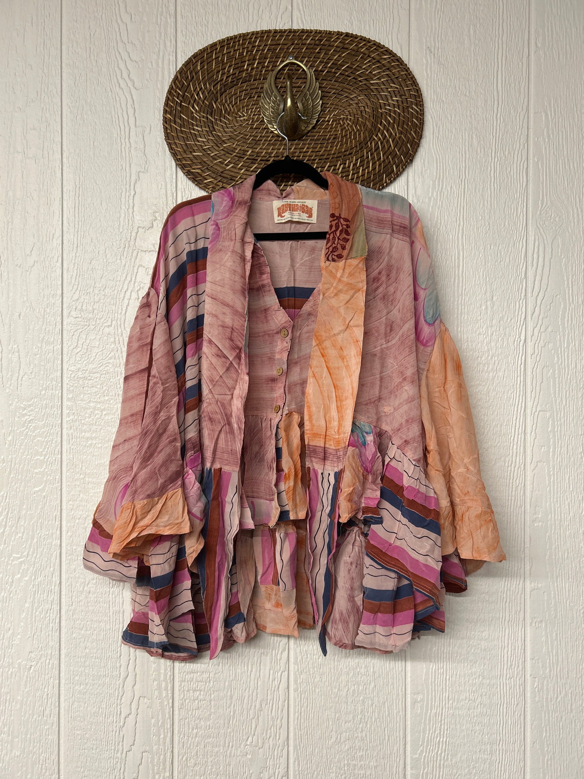 Crepe Sari Wild Rose Top 1026 153