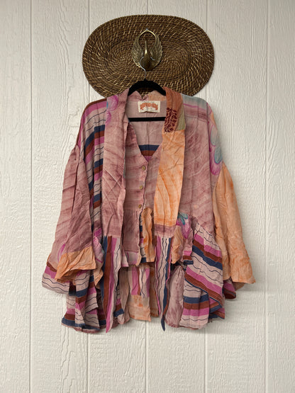 Crepe Sari Wild Rose Top 1026 153