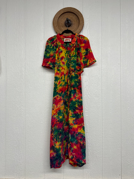 Crepe Sari Summer Woodstock Duster 0626 079