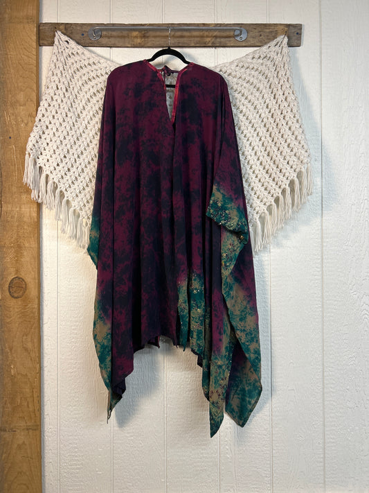 Crepe Sari Orchid Kimono 0626 224
